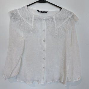 Zara Combination Lace Shirt